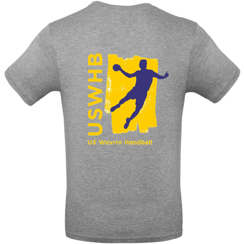 t shirt US Wavrin Handball gris