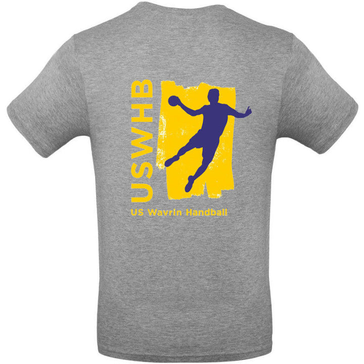 t shirt US Wavrin Handball gris